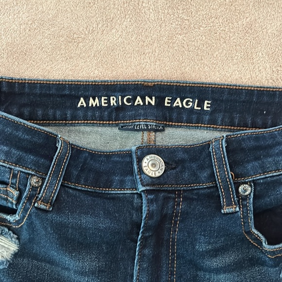 American Eagle Hi Rise Shortie Size 8 - Picture 3 of 5